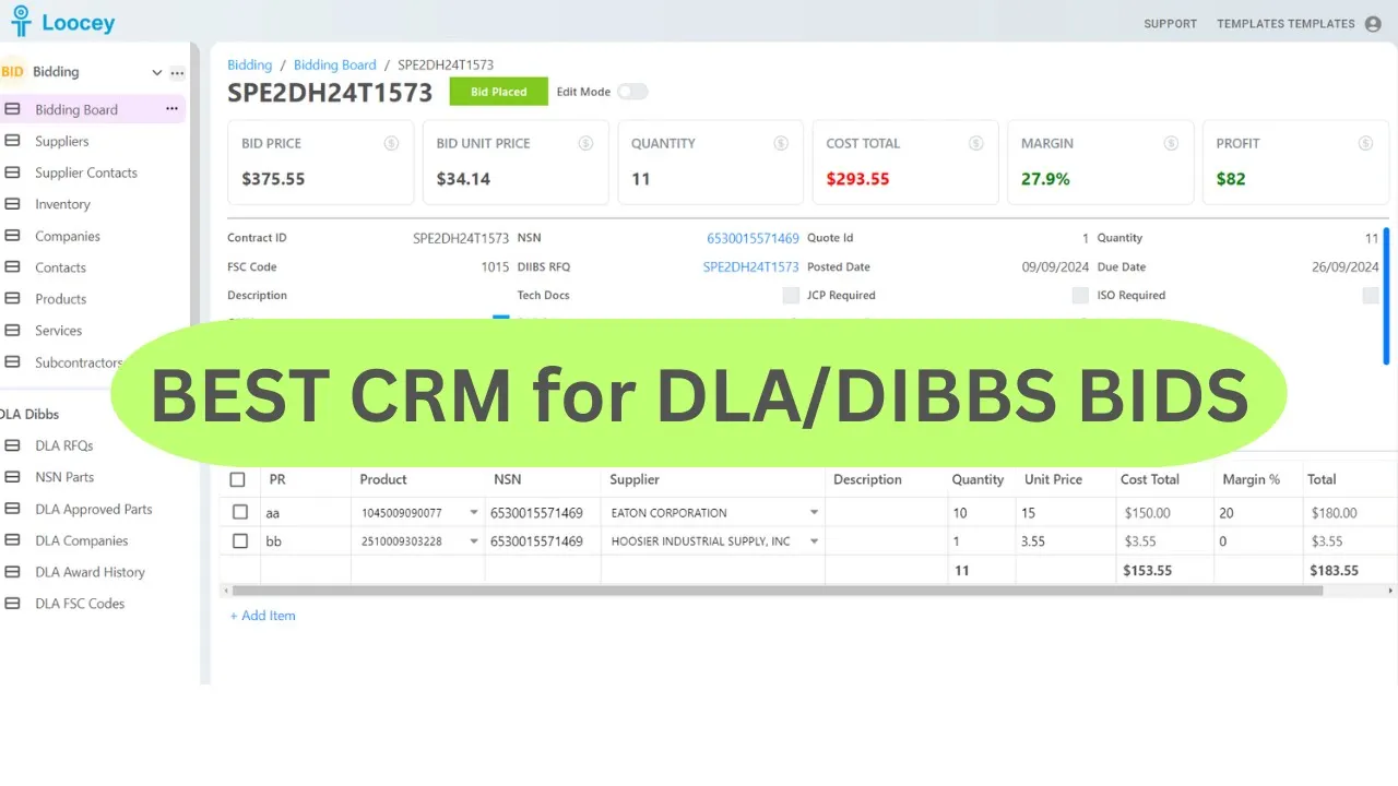 Loocey DLA video tutorial: Best DLA/Dibbs Software to Manage Your Bids - Loocey