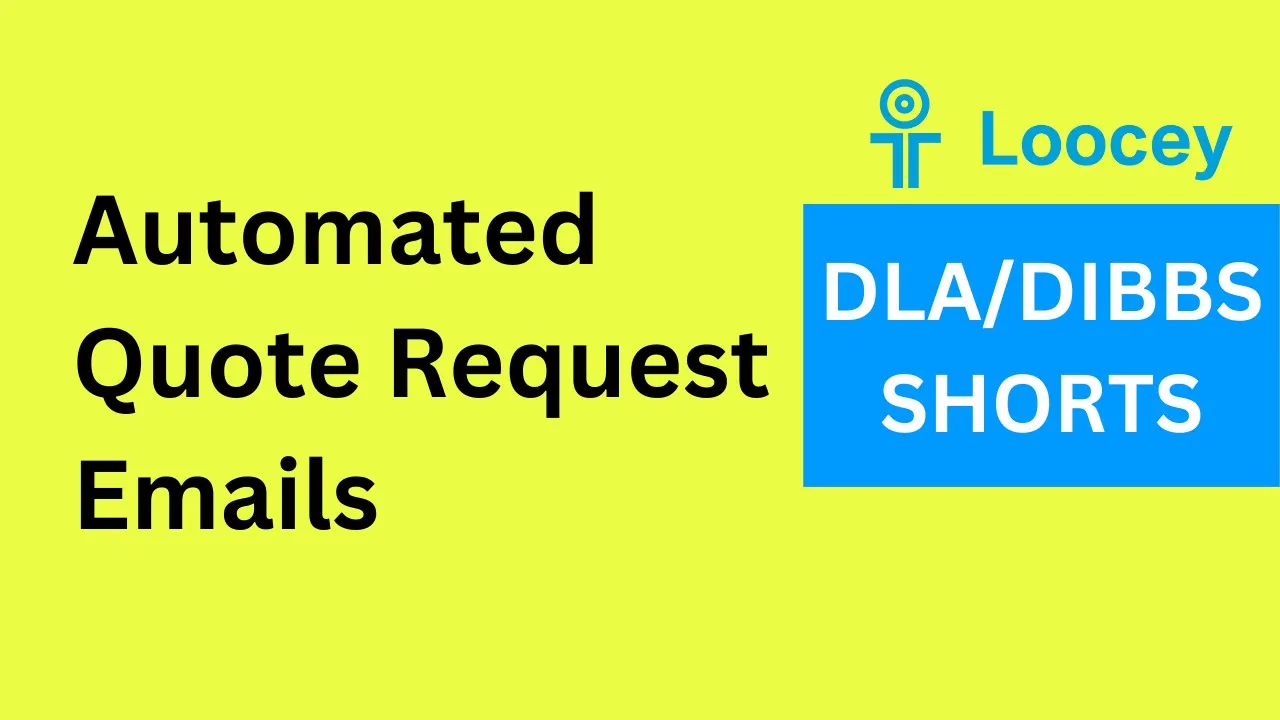 Loocey DLA video tutorial: How to Send Automated Quote Requests with Bulk Email Sender in Loocey